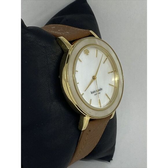 Kate Spade New York Gramercy 0394 Women's Brown Leather Analog Dial Watch WFH129 - Picture 5 of 12
